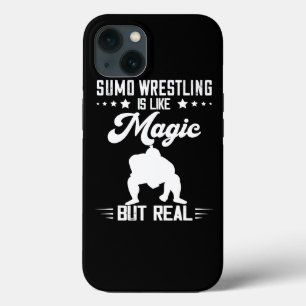 Sumo Wrestler Magic But Real Japanese Wrestling Su iPhone 13 Case