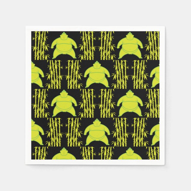 Sumo Wrestler Napkin (Front)