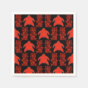 Sumo Wrestler Napkin