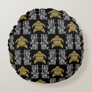 Sumo Wrestler Round Cushion