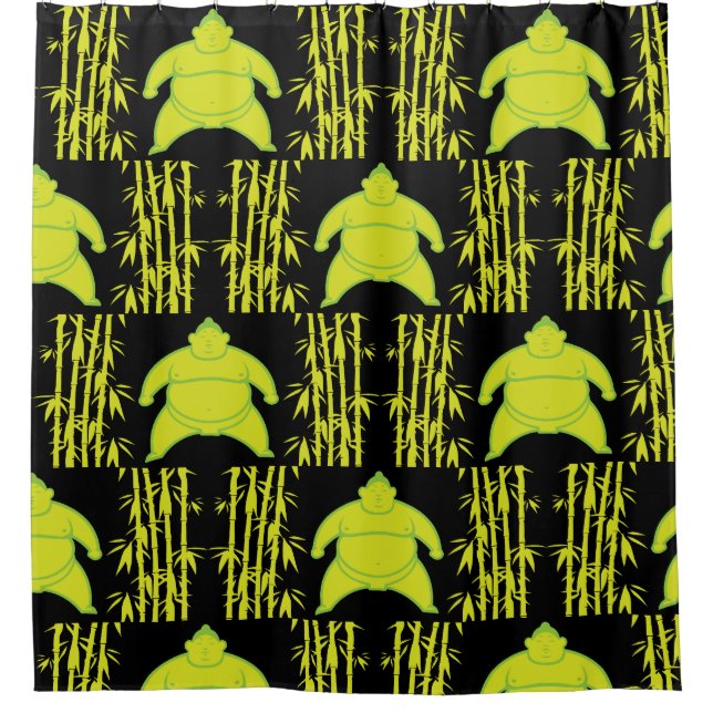 Sumo Wrestler Shower Curtain (Front)
