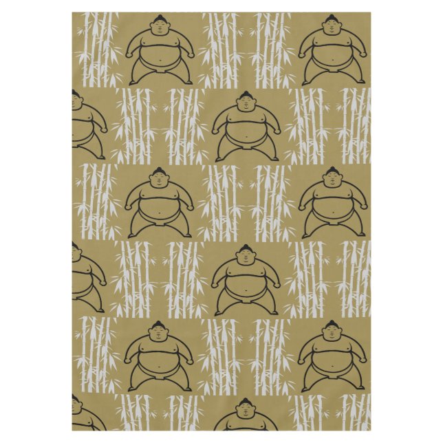 Sumo Wrestler Tablecloth (Front)