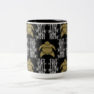 Sumo Wrestler Two-Tone Coffee Mug