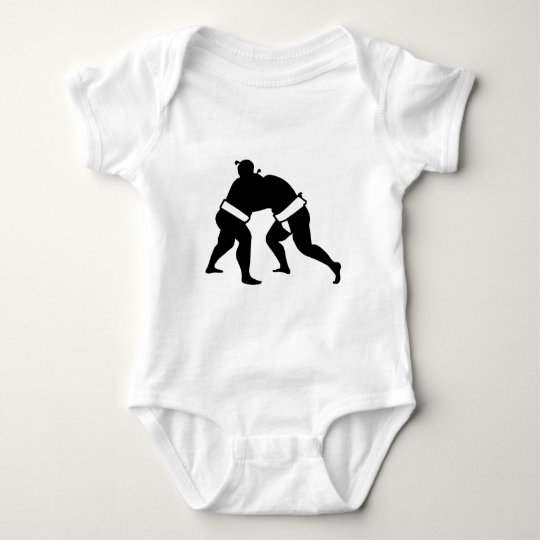 Sumo wrestling baby bodysuit