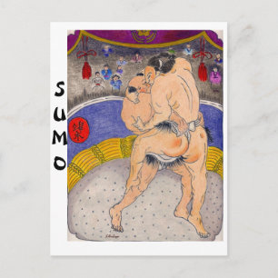 Sumos by S Ambrose Postcard