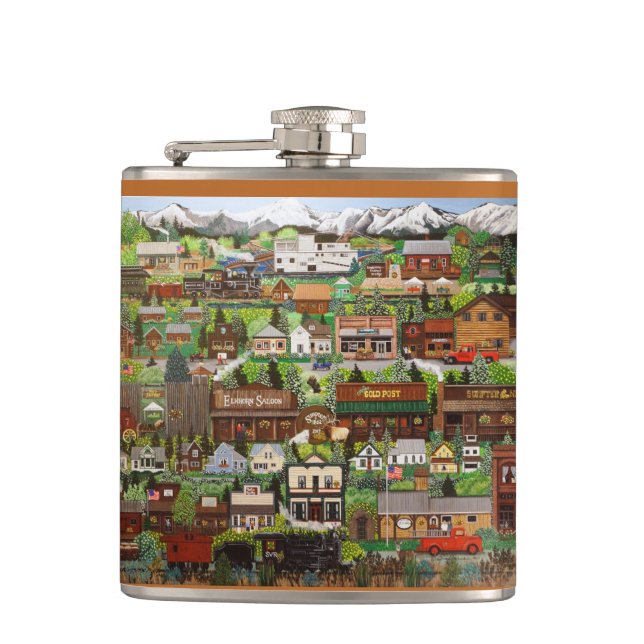 Sumpter Oregon Flask (Front)