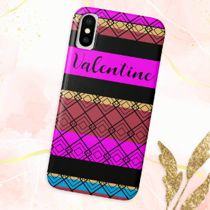 Sumptuous Patterned Boho Stylish Elegant Valentine iPhone X Case