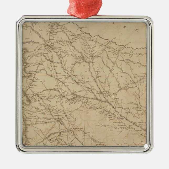 Sumter District, South Carolina Metal Tree Decoration (Front)