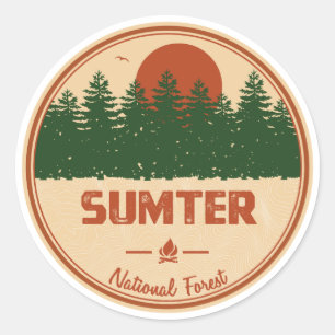 Sumter National Forest Classic Round Sticker