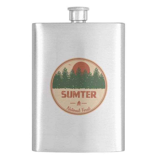 Sumter National Forest Hip Flask (Front)