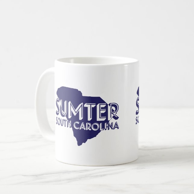 Sumter South Carolina Shape Mug (Front Left)