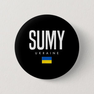 Sumy Ukraine 6 Cm Round Badge