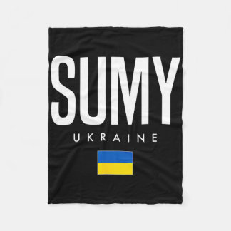 Sumy Ukraine Fleece Blanket
