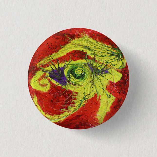 Sun 3 Cm Round Badge (Front)
