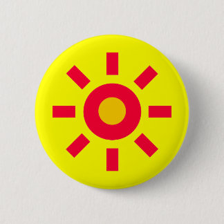 Sun 6 Cm Round Badge