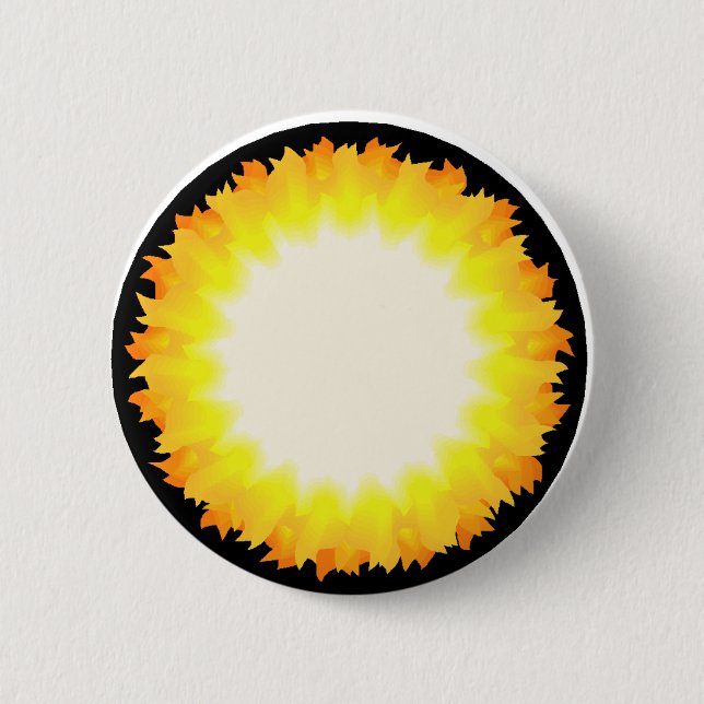 Sun 6 Cm Round Badge (Front)