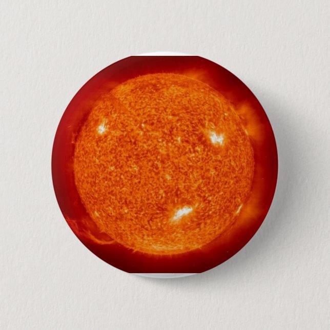 sun 6 cm round badge (Front)