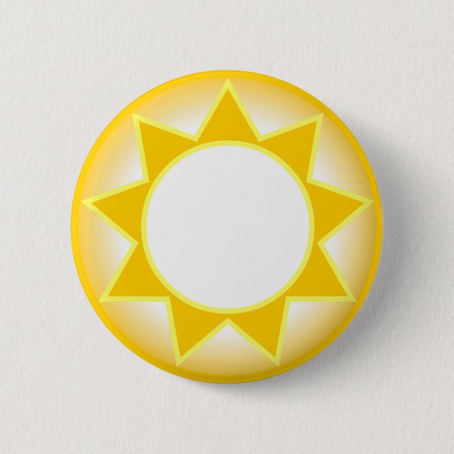 Sun 6 Cm Round Badge (Front)