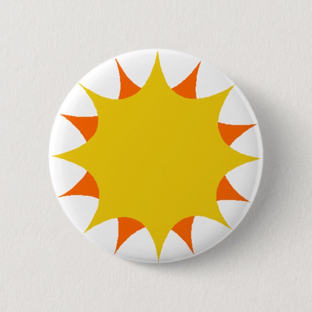 Sun 6 Cm Round Badge (Front)