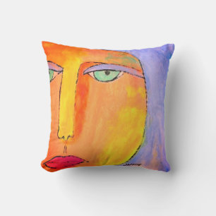 Sun Abstract Art Cushion