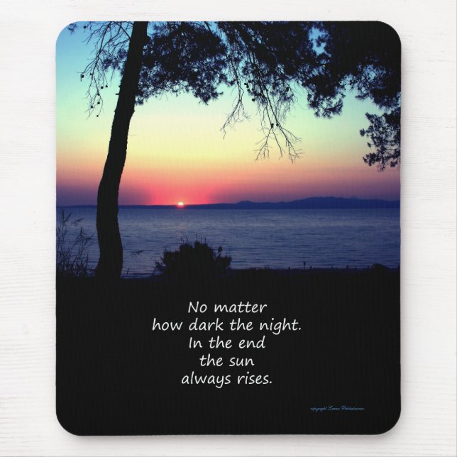 Sun Always Rises Mouse Mat (Front)
