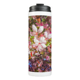Sun and clouds Nature blooms Heart in flowers Thermal Tumbler