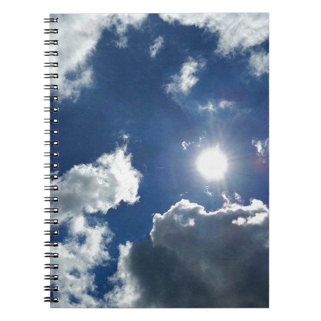 sun and clouds notebook (Front)