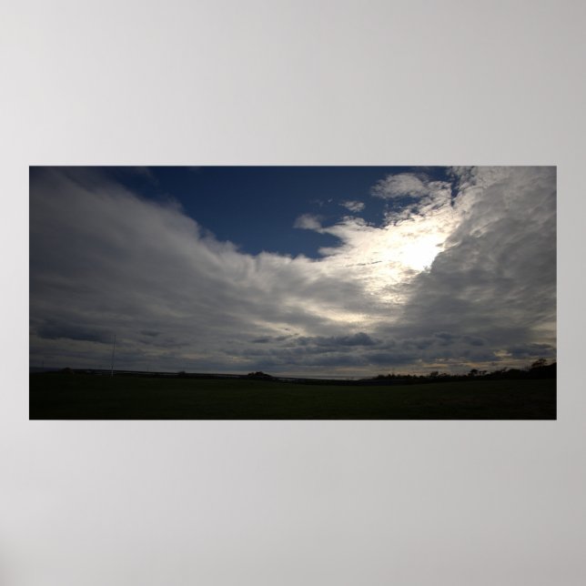 Sun and Clouds Photo Poster (Front)