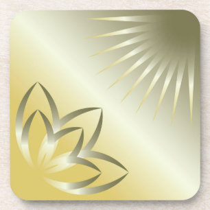 sun and flower coaster