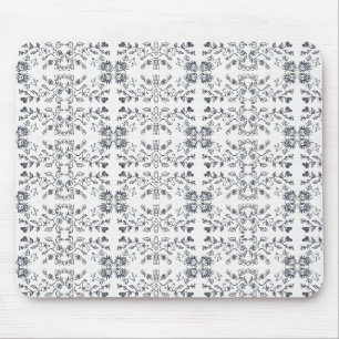 Sun And Flowers Pattern Mouse Mat