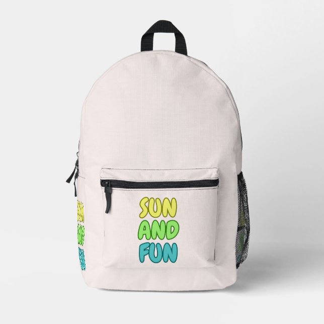 Sun And Fun Backpack  (Front)