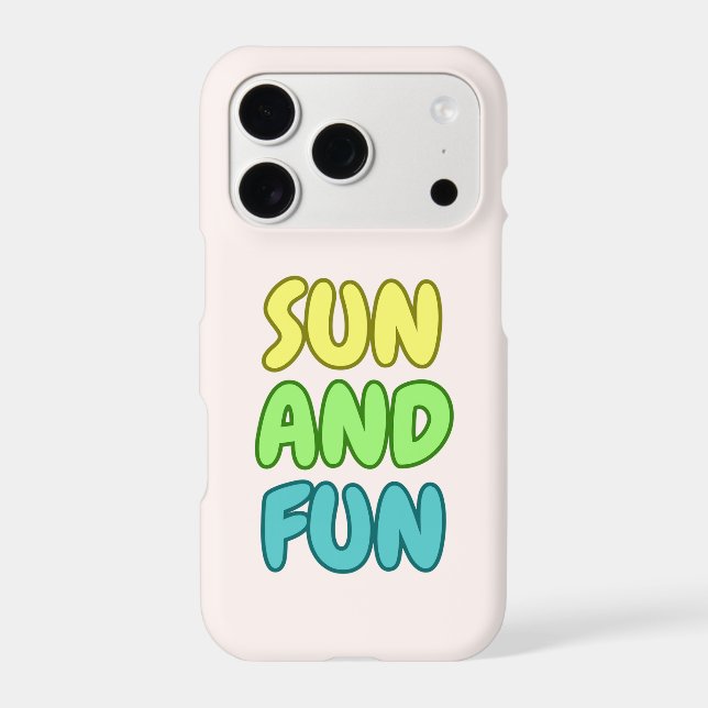 Sun And Fun Case-Mate iPhone case (Back)