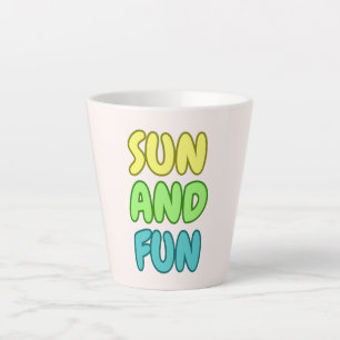 Sun And Fun Latte Mug