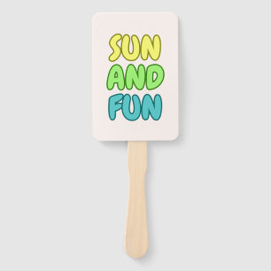 Sun And Fun Rectangle Fan