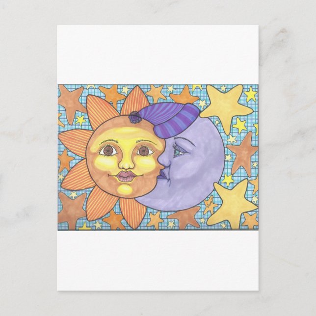 Sun and Moon 1 Postcard (Front)