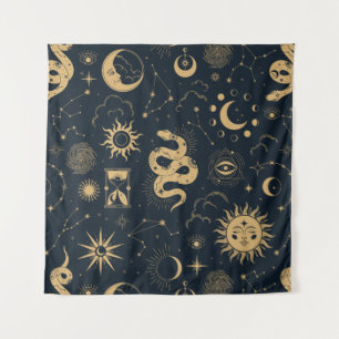 Sun and Moon -Astronomy Witch Tapestry