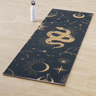 Sun and Moon -Astronomy Witch Yoga Mat