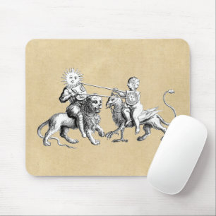 Sun and Moon - Aurora Consurgens Mouse Mat
