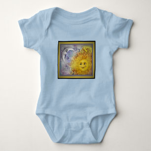 Sun and Moon Baby Bodysuit