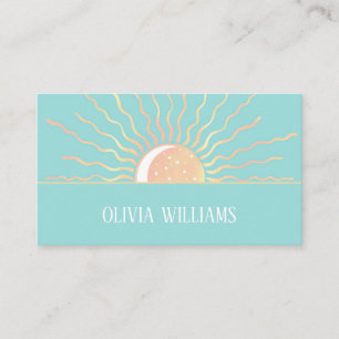 Sun And Moon Business Card