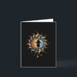 Sun And Moon Celestial Boho Mystical Hippie 90s _2 Card<br><div class="desc">Sun And Moon Celestial Boho Mystical Hippie 90s _2</div>