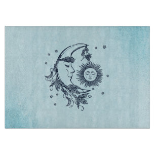 Sun and Moon Cutting Board