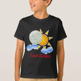 Sun and Moon Eclipse Kids' Basic T-Shirt