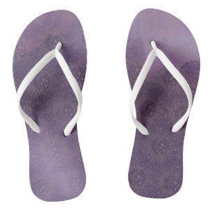 Sun and Moon Flip Flops