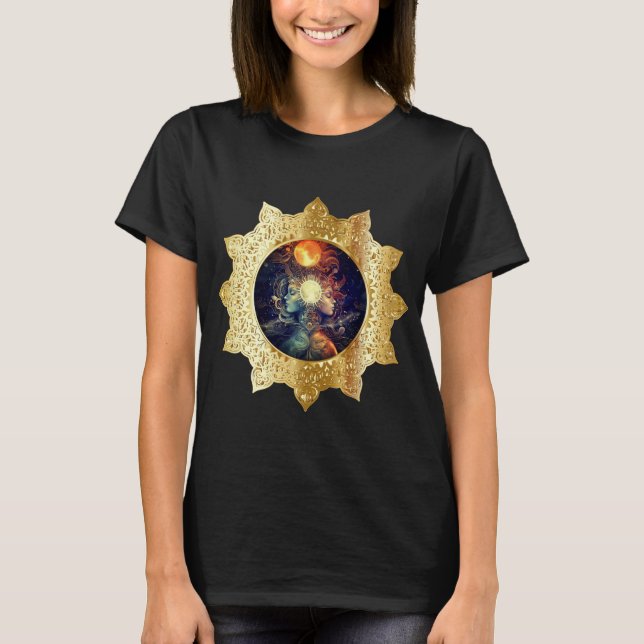 Sun And Moon Goddess T-Shirt (Front)