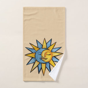 Sun and Moon               Hand Towel