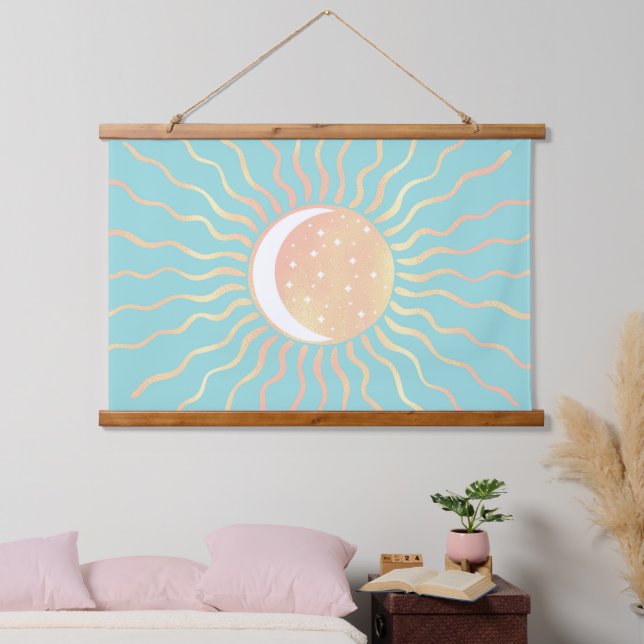 Sun And Moon Hanging Tapestry (Bedroom)