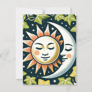 Sun and Moon Ivy                                   Postcard