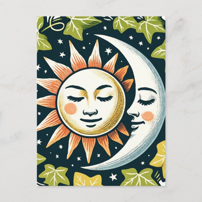 Sun and Moon Ivy                                   Postcard (Front)
