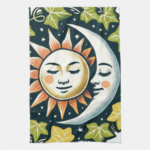 Sun and Moon Ivy                                   Tea Towel